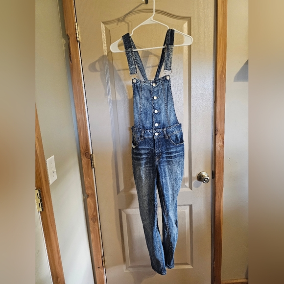 Refuge Womens Bibs Overalls Pants Size 8 - Picture 1 of 6